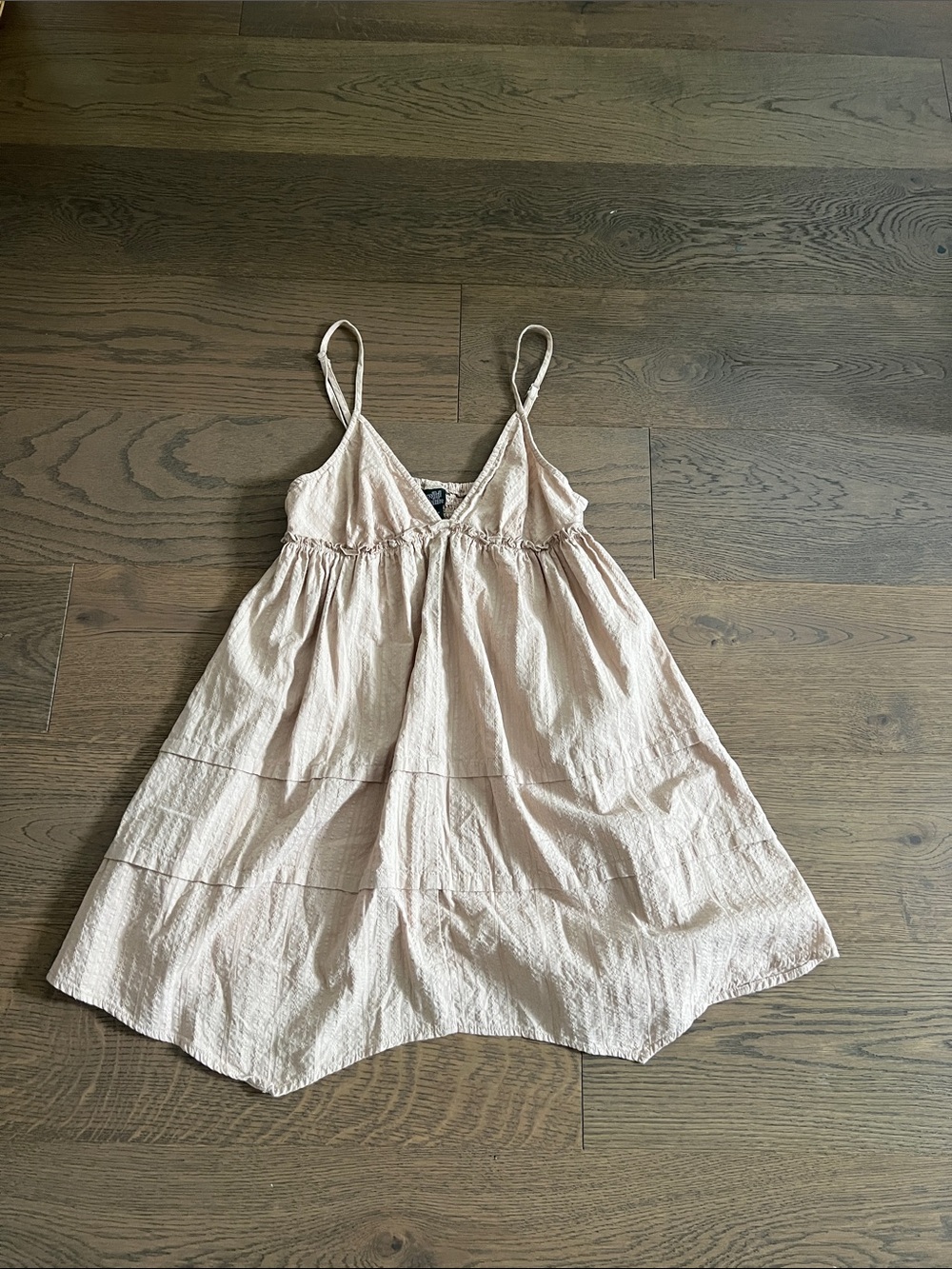 wild fable Blush Pink Textured Spaghetti Strap mini dress
